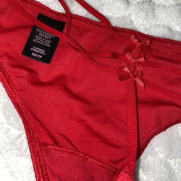 V-String Very Sexy Thong Panty Lace G-String XS - Picture 3 of 3